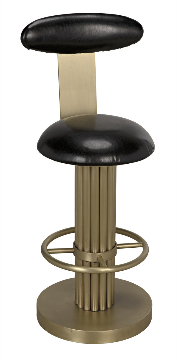 Sedes Counter Stool, Steel with Brass Finish