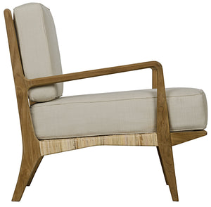Allister Chair, Teak and Rattan