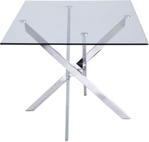 Sophia Dining Table In Chrome