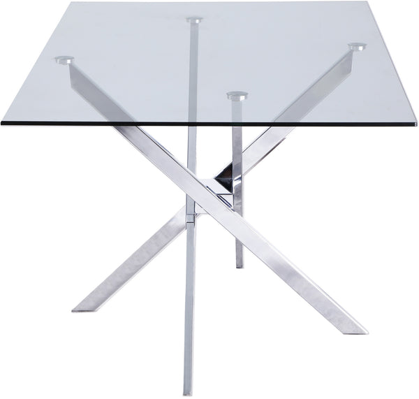 Sophia Dining Table In Chrome