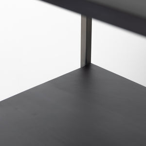Trey Modular Wall In 2 Bookcase In Desk In Black