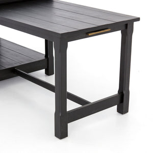 Ian Kitchen Island-Black Acacia
