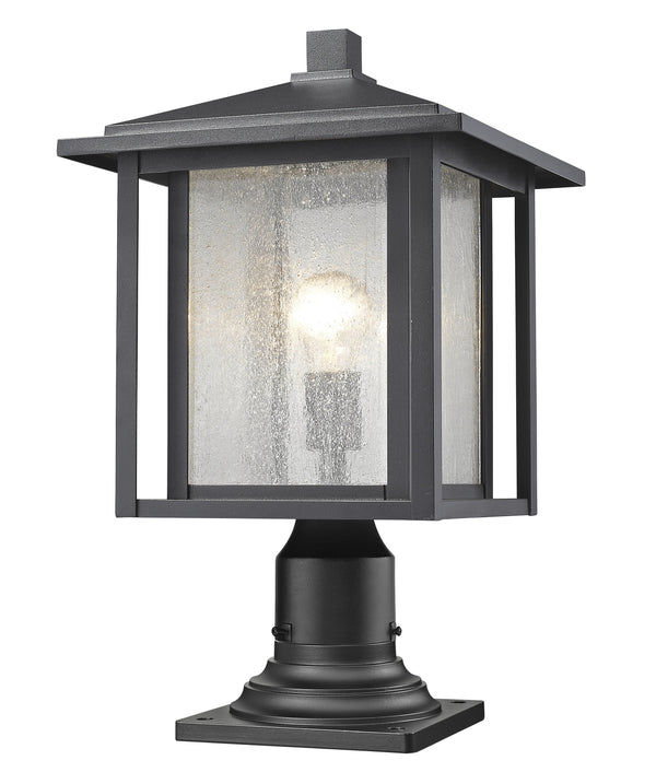Aspen 1 Light Outdoor in Black Finish