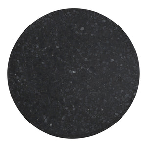 Moe's Book Accent Table Black Cement & Terrazzo