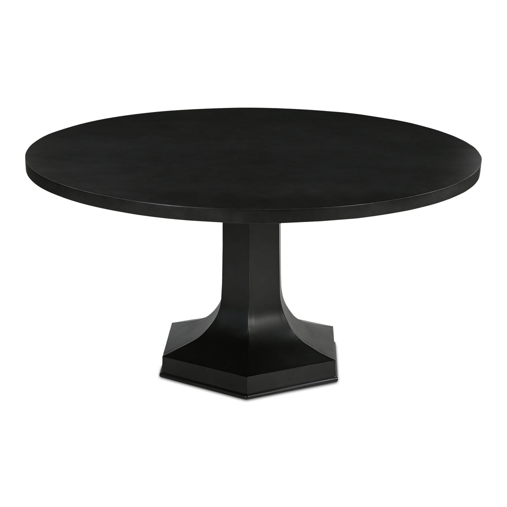 Ethan Dining Table Black Cast Iron