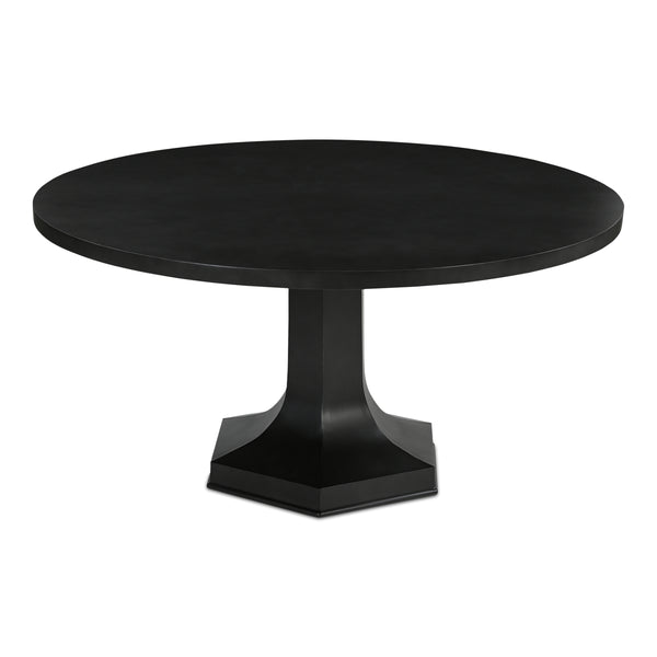 Ethan Dining Table Black Cast Iron
