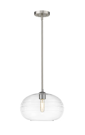Harmony 1 Light Pendant in Brushed Nickel Finish