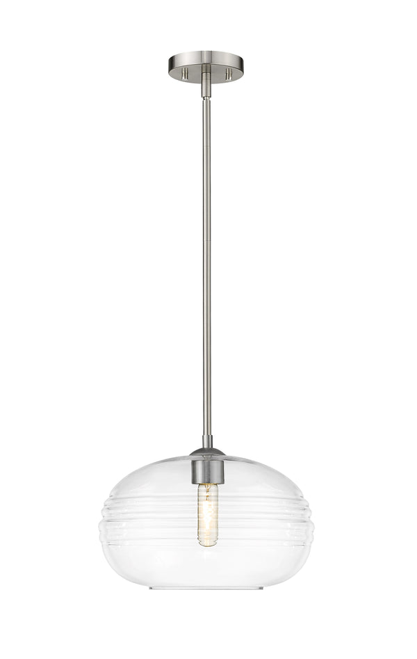 Harmony 1 Light Pendant in Brushed Nickel Finish
