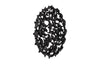 Koi Wall Art, Matte Black