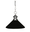 Pendant Lights 1 Light Pendant in Brushed Nickel Finish