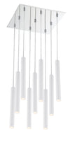 Forest 9 Light Island/Billiard in Chrome Finish