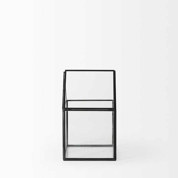 Sikes (Small) 6L x 6W x 10H Glass Terrarium