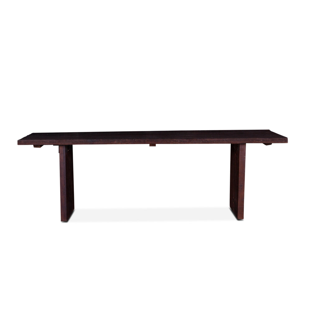 Barnwood 94" Dining Table Jacobean Brown