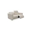 Moe's Juno Power Recliner Sofa in Off White Chenille
