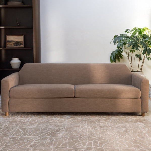 Moe's Finch Sofa in Soft Brown Linen Blend