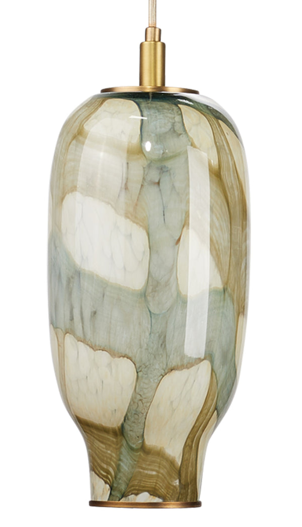 Helen Glass 1-Light Pendant, Small