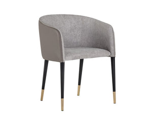 Asher Dining Chair - Flint Grey / Napa Taupe