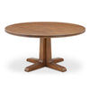 Charles Dining Table with Pine Veneer in Brown