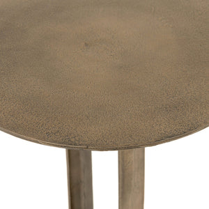 Douglas End Table In Aged Bronze
