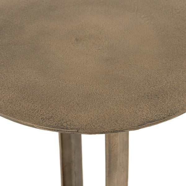 Douglas End Table In Aged Bronze