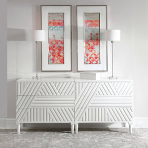 Colby Drawer Chest In White