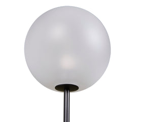 IZORA SCONCE - BLACK - FROSTED