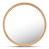 Alcott Large Round Mirror in Natural Oak