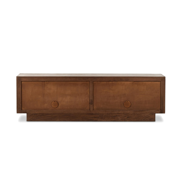 Gilmore Media Console in Aged Mango