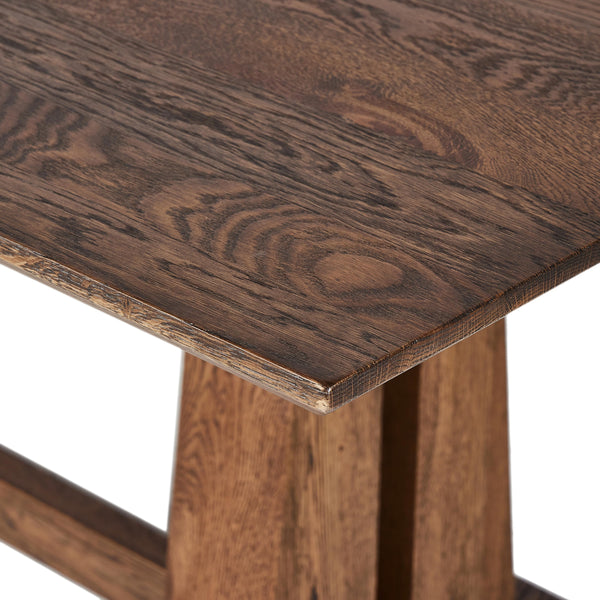 Ashwin Dining Table in Brown Oak