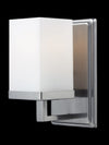 Tidal 1 Light Vanity in Brushed Nickel Finish