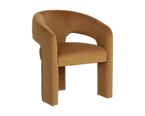 ISIDORE DINING ARMCHAIR - MEG GOLD