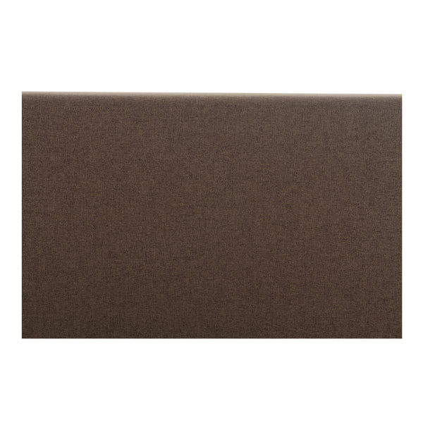 Moe's Maren Queen Bed with Pleated Base in Brown