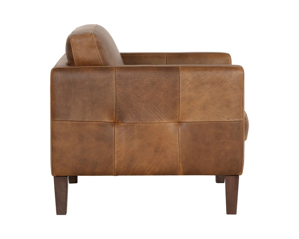 KARMELO ARMCHAIR - COGNAC LEATHER