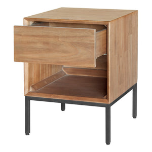 Hathaway Night Stand/Side Table In Newton Brown