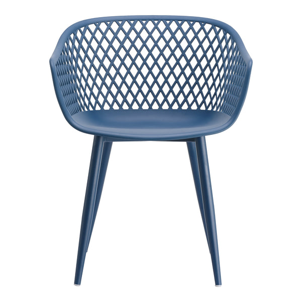 Moe's Piazza Outdoor Chair Blue - Set of Two