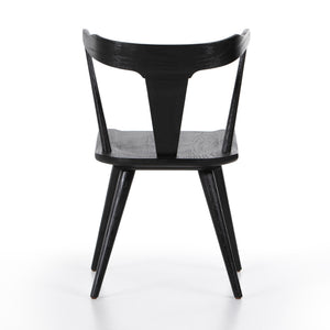 Ripley Dining Chair In Black Oak
