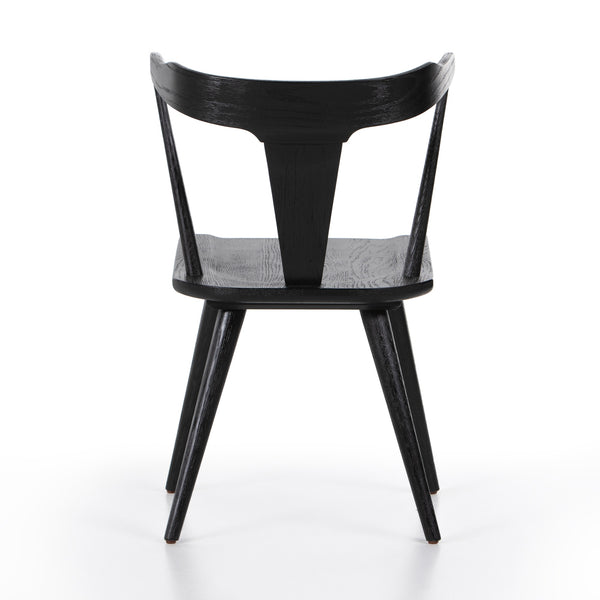 Ripley Dining Chair In Black Oak