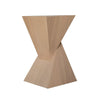 SCULPTURAL OCCASSIONAL TABLE IN NATURAL OAK