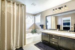 Jackson 5 Light Vanity in Chrome + Matte Black Finish