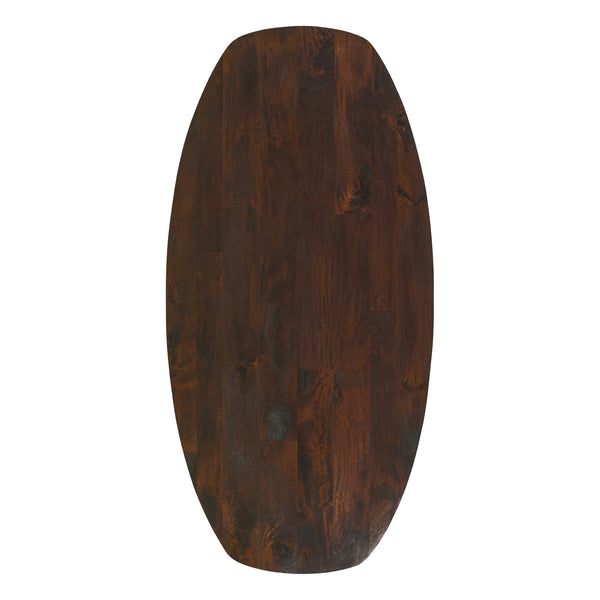 Riviera 78" Dining Table Dark Walnut