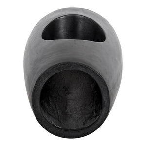 Moe's Aylard Outdoor Stool Black Concrete