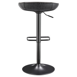 Rogue Gaslift Bar Stool In Vintage Black