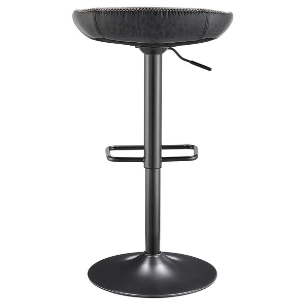 Rogue Gaslift Bar Stool In Vintage Black