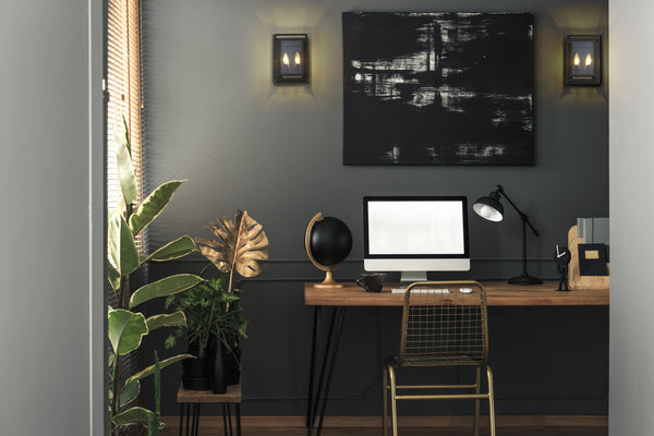 Infinity 2 Light Wall Sconce in Misty Charcoal Finish