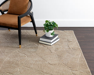 CALATHEA HAND-TUFTED RUG - SAND - 10' X 14'