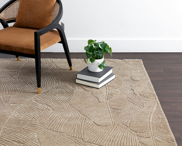 CALATHEA HAND-TUFTED RUG - SAND - 10' X 14'