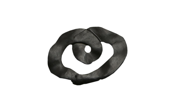 Swirl Wall Tile, Teak Wood, Assorted, Black