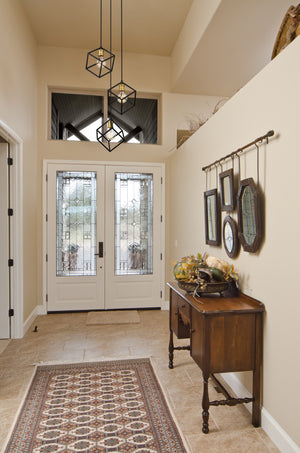 Vertical 3 Light Pendant in Bronze + Olde Brass Finish