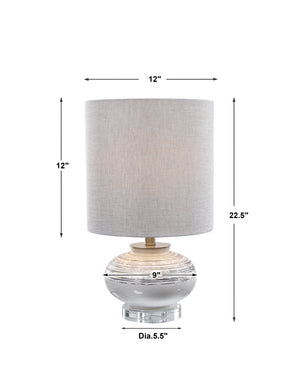 Lenta Off-White Accent Lamp