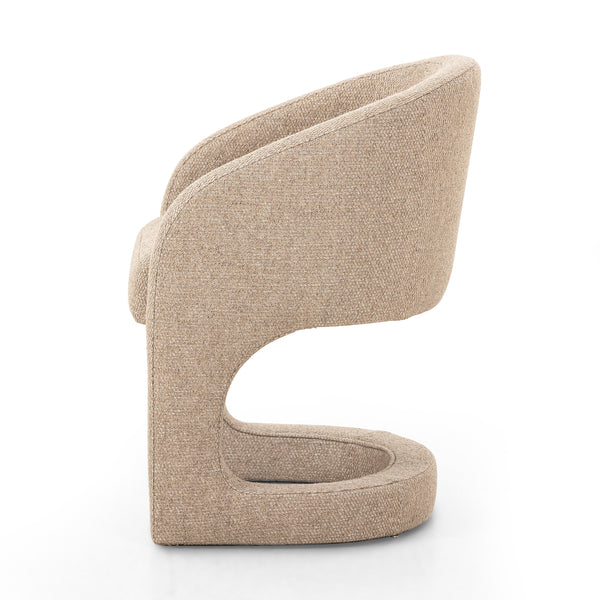 Reynold Dining Armchair In Heron Sand